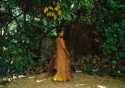 Chintz Yellow Sharara Set