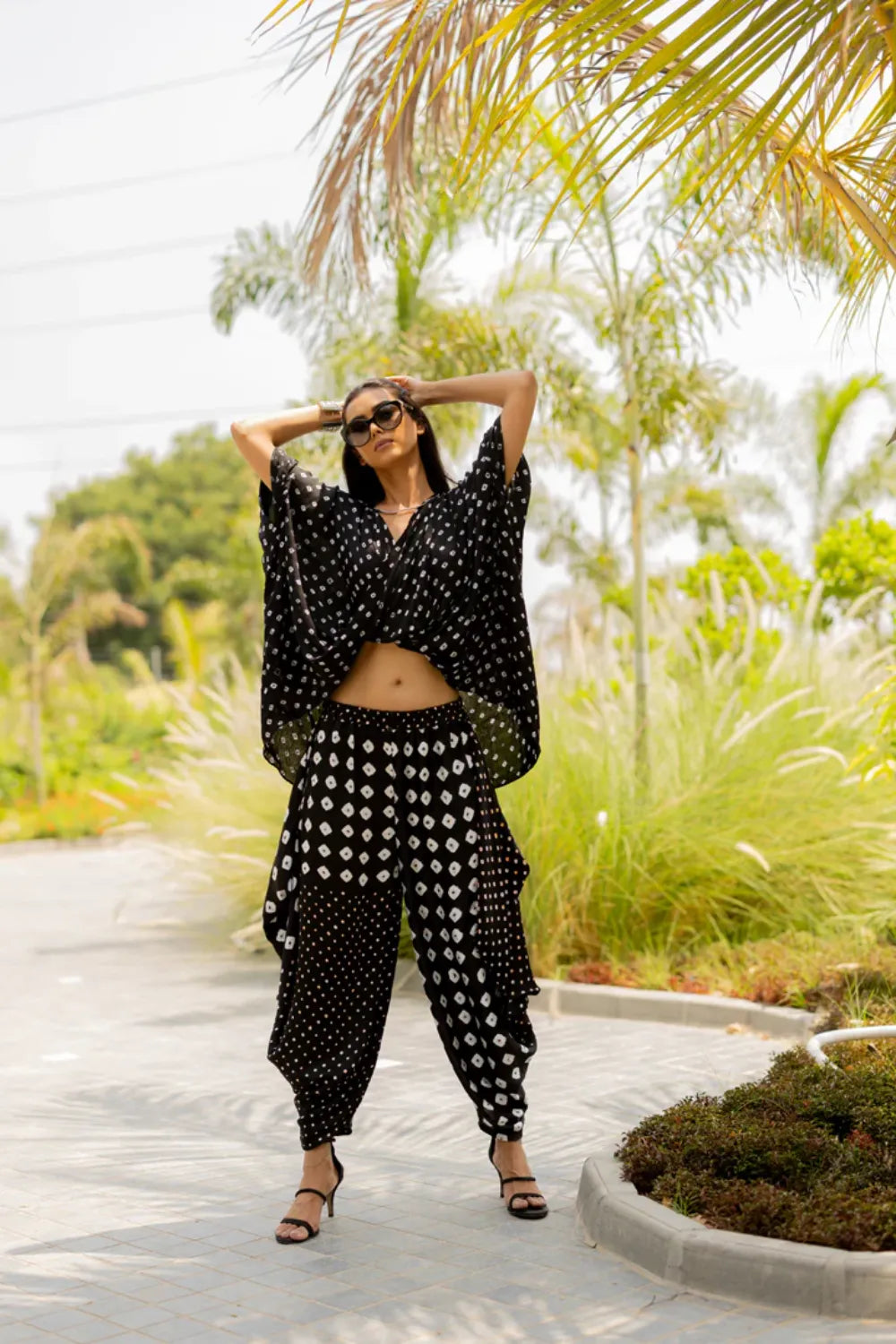 CHOTA MOTA WRAP DHOTI-BLACK