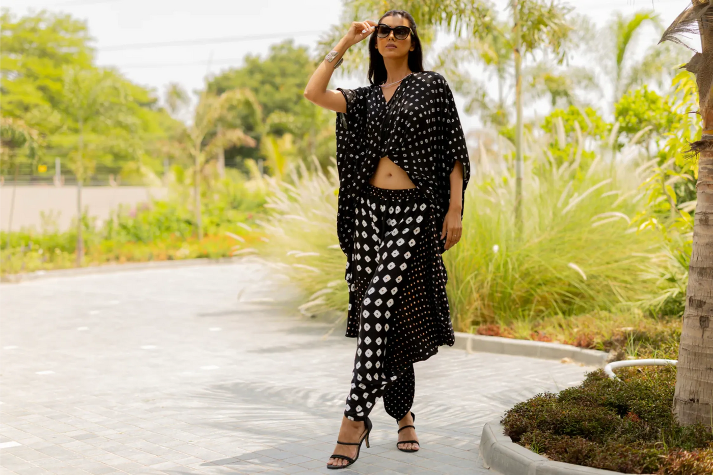 CHOTA MOTA WRAP DHOTI-BLACK