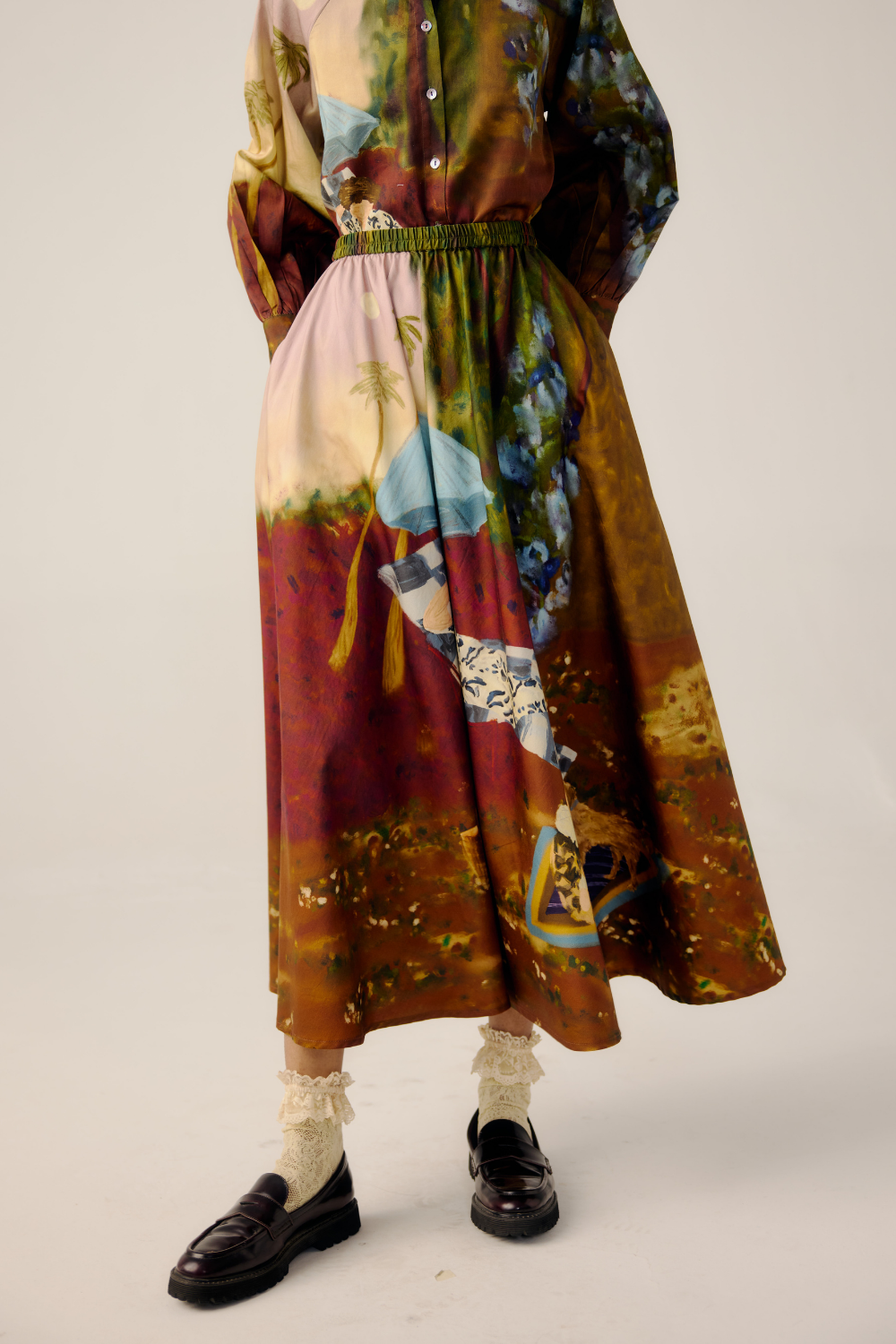 CIRCLE SKIRT-Lakeside