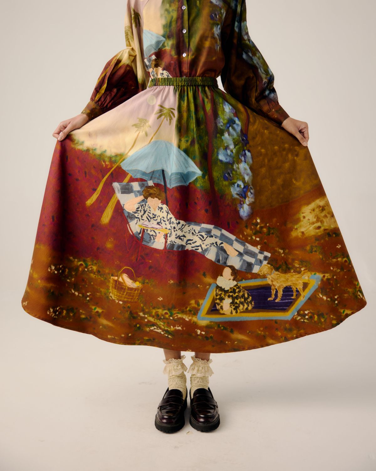 CIRCLE SKIRT-Lakeside