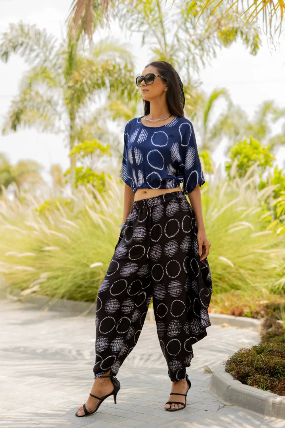 CIR SHIB WRAP DHOTI-BLACK