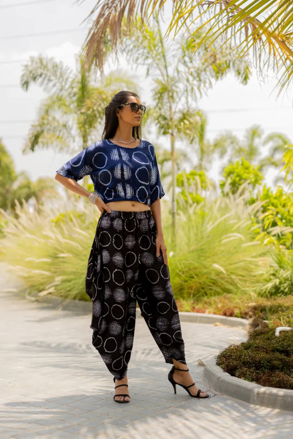 CIR SHIB WRAP DHOTI-BLACK