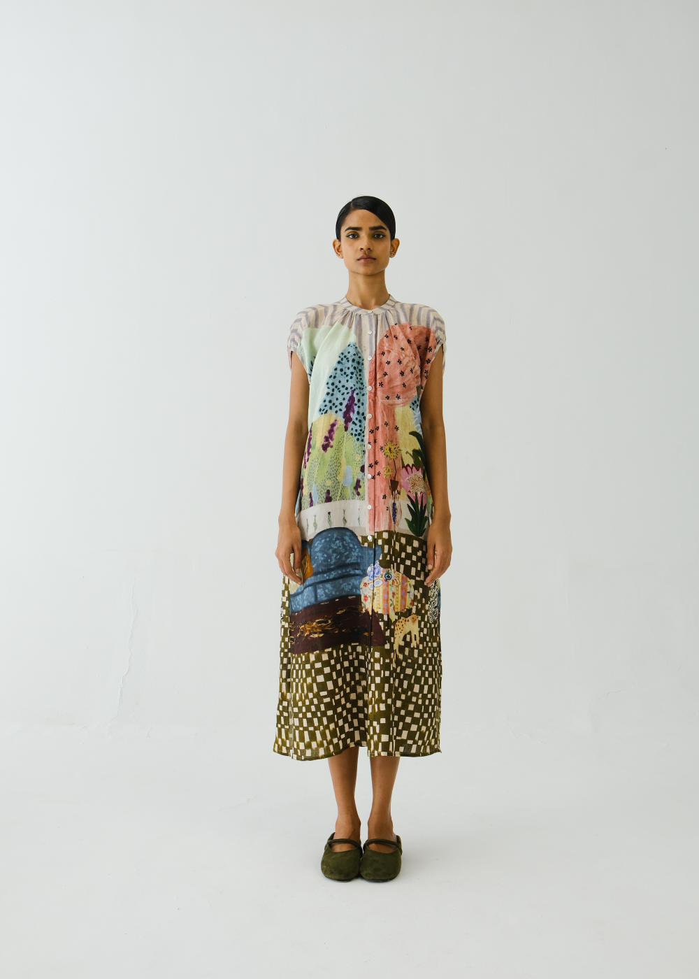 Cap Sleeve Dress-Alice