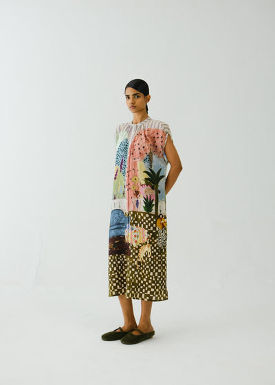 Cap Sleeve Dress-Alice