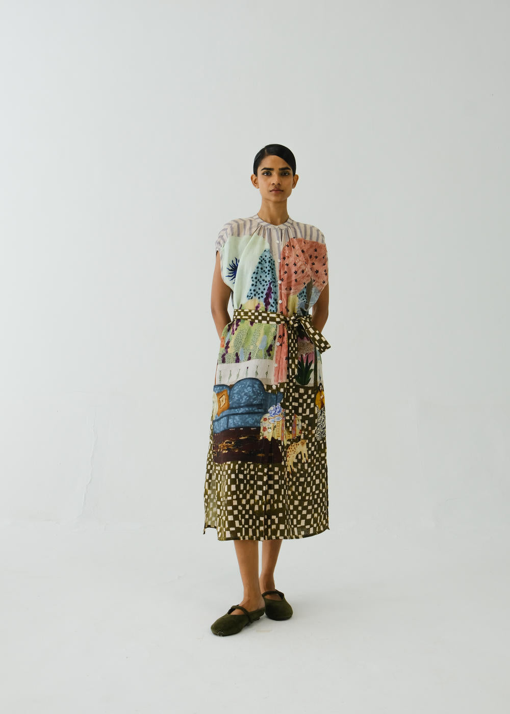 Cap Sleeve Dress-Alice