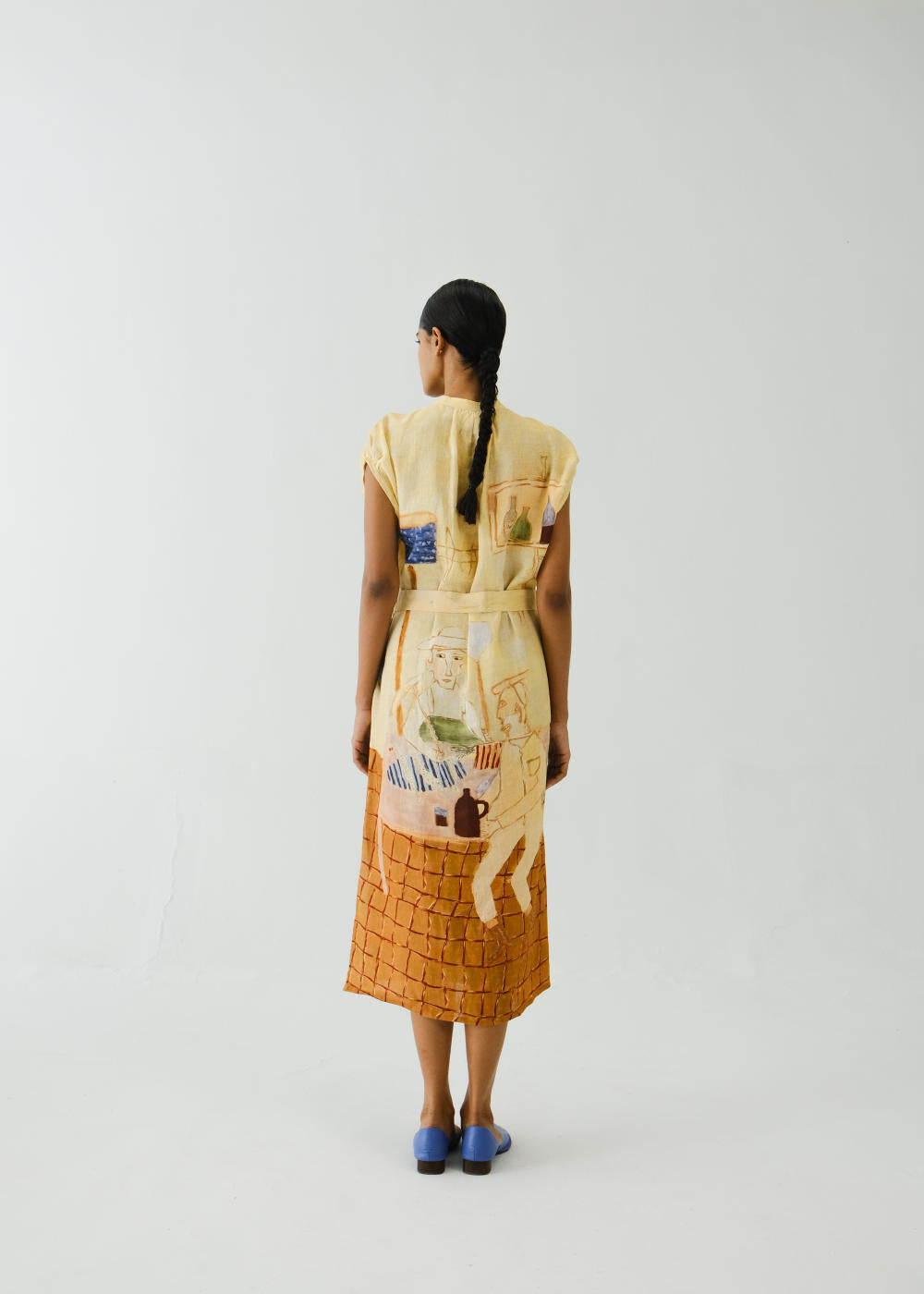Cap Sleeve Dress-Fisherman
