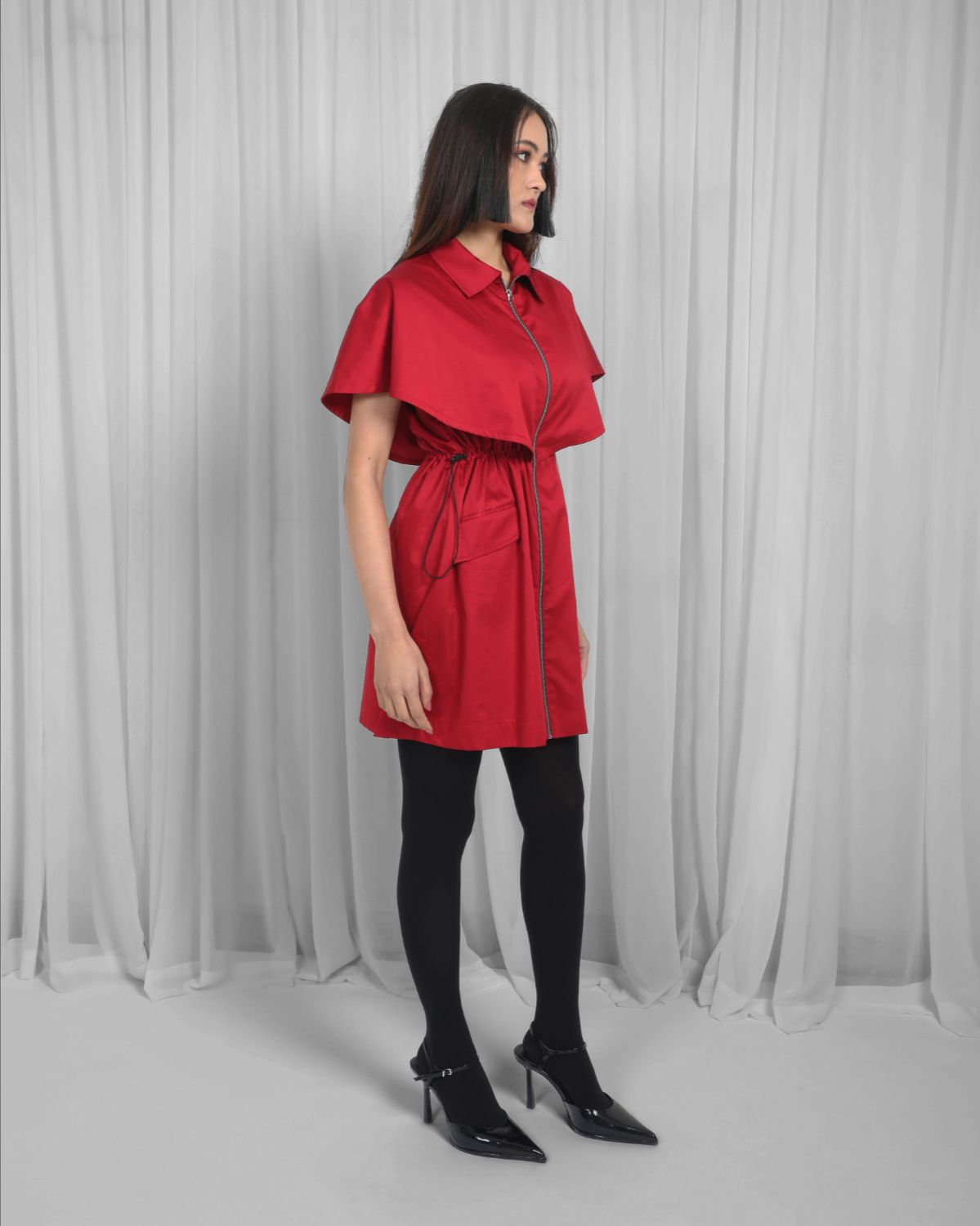 Capri Dress-Red