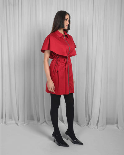 Capri Dress-Red