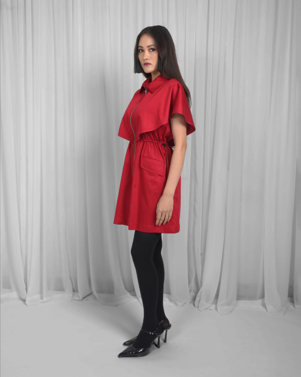 Capri Dress-Red