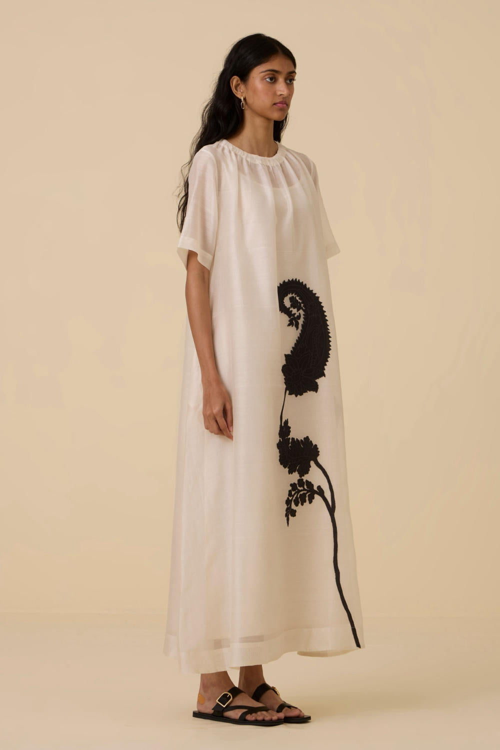 Cersei Paisley Embroidered Dress