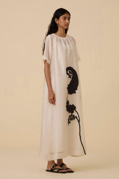 Cersei Paisley Embroidered Dress