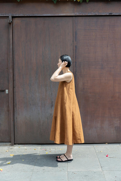 Chelsea Brown Dress-Brown