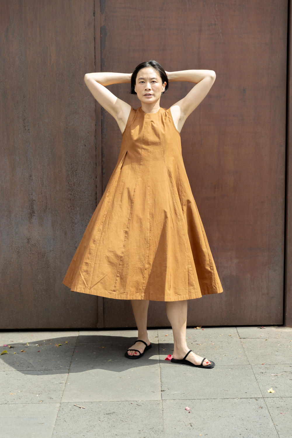 Chelsea Brown Dress-Brown
