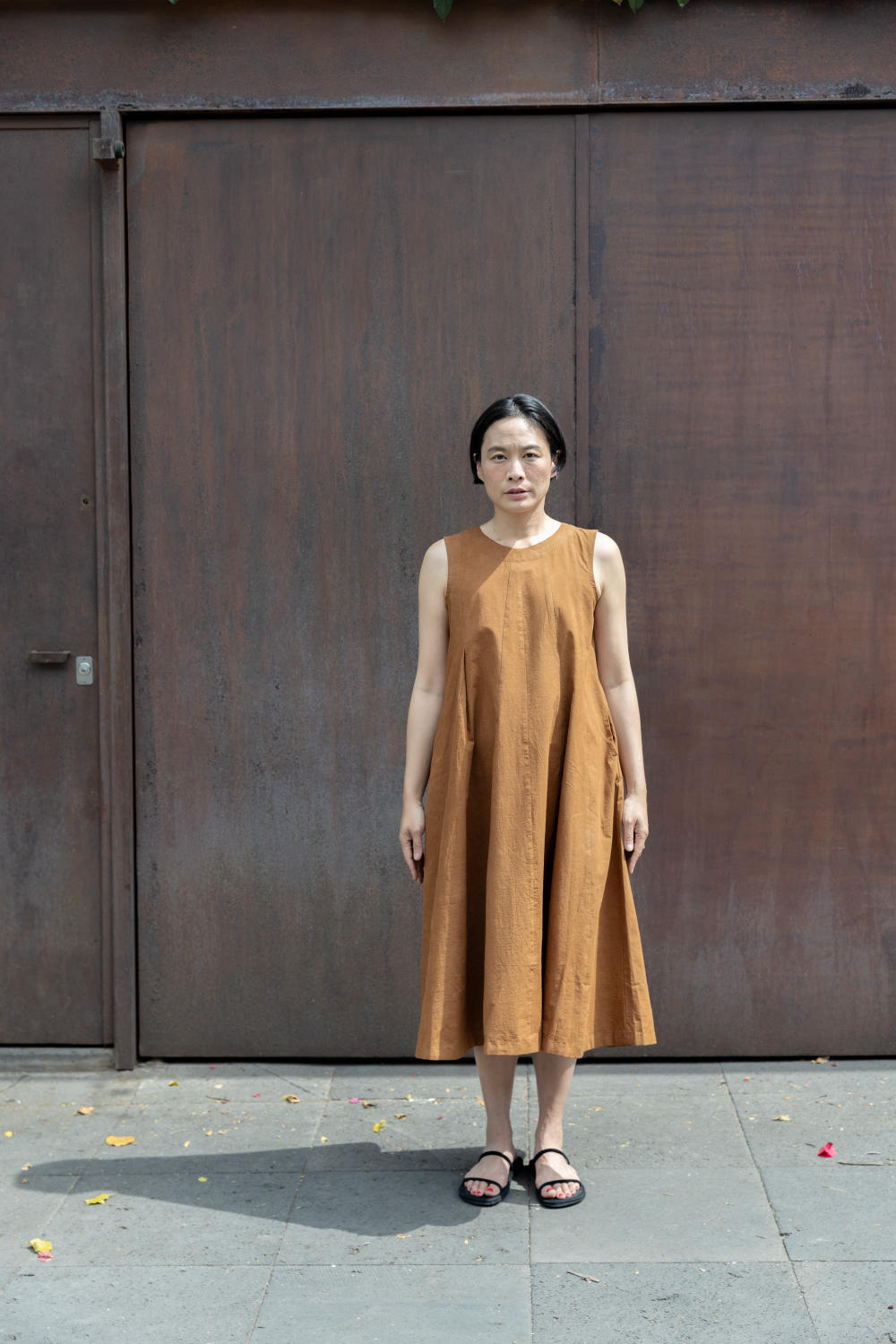 Chelsea Brown Dress-Brown