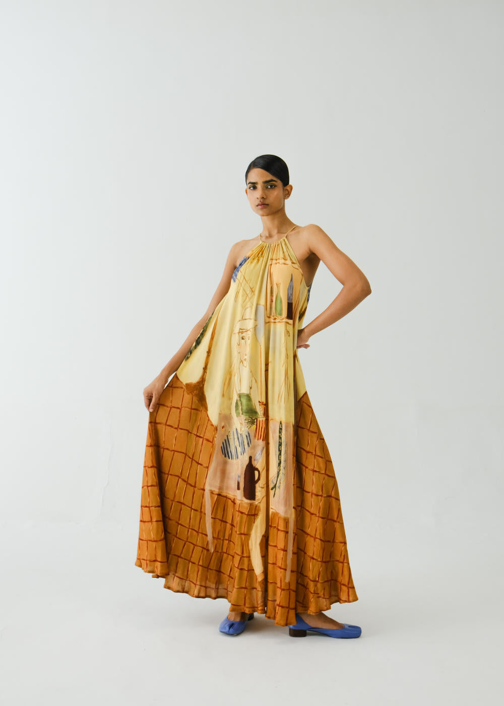 Circle Long Dress-Fisherman