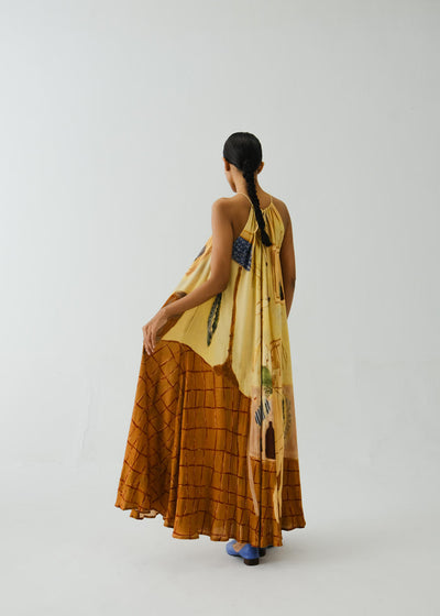 Circle Long Dress-Fisherman
