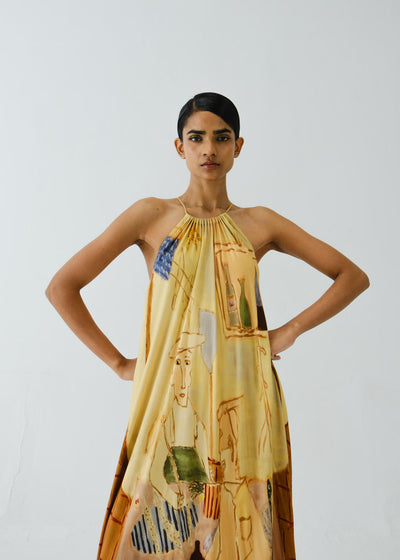 Circle Long Dress-Fisherman