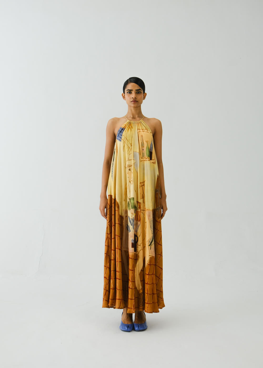 Circle Long Dress-Fisherman