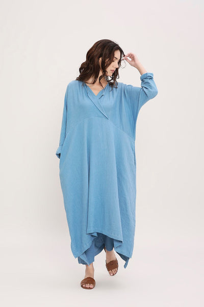 Coco Blue Kaftan Tunic
