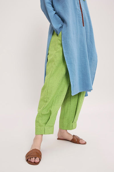 Coco Blue & Green Embroidered Set (2 PCS)