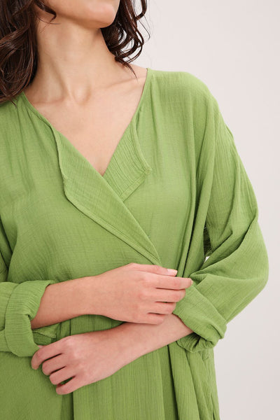 Coco Green Kaftan Tunic Set (2 PCS)