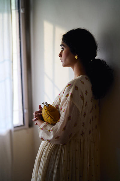 Coral vine kurta set