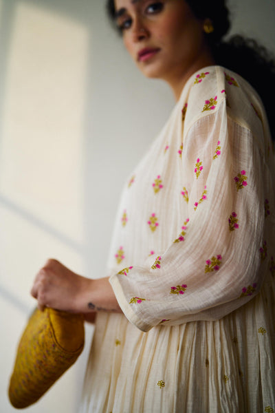 Coral vine kurta set