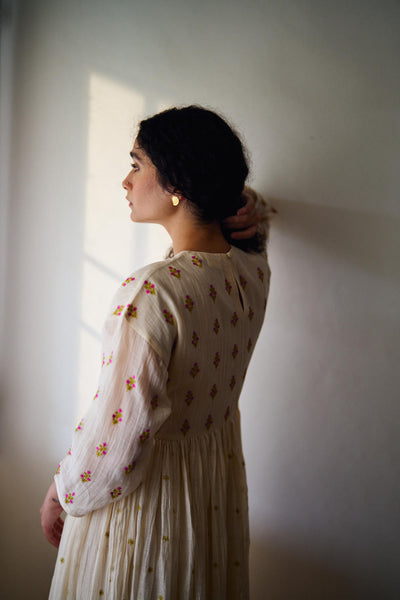 Coral vine kurta set