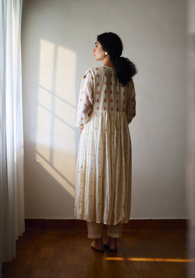 Coral vine kurta set