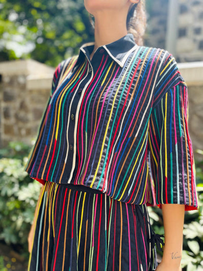 Cord Skirt + Cord Shrey Shirt