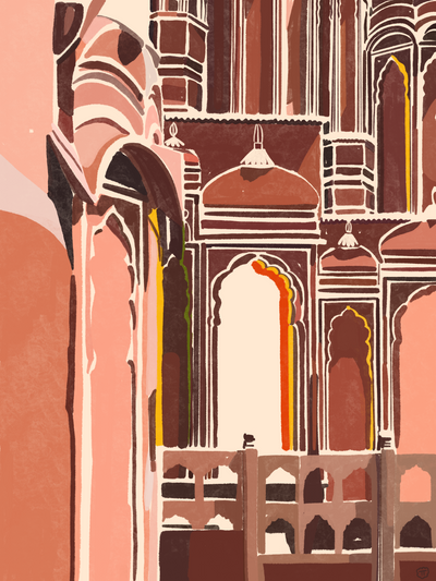 Corners of Hawa Mahal