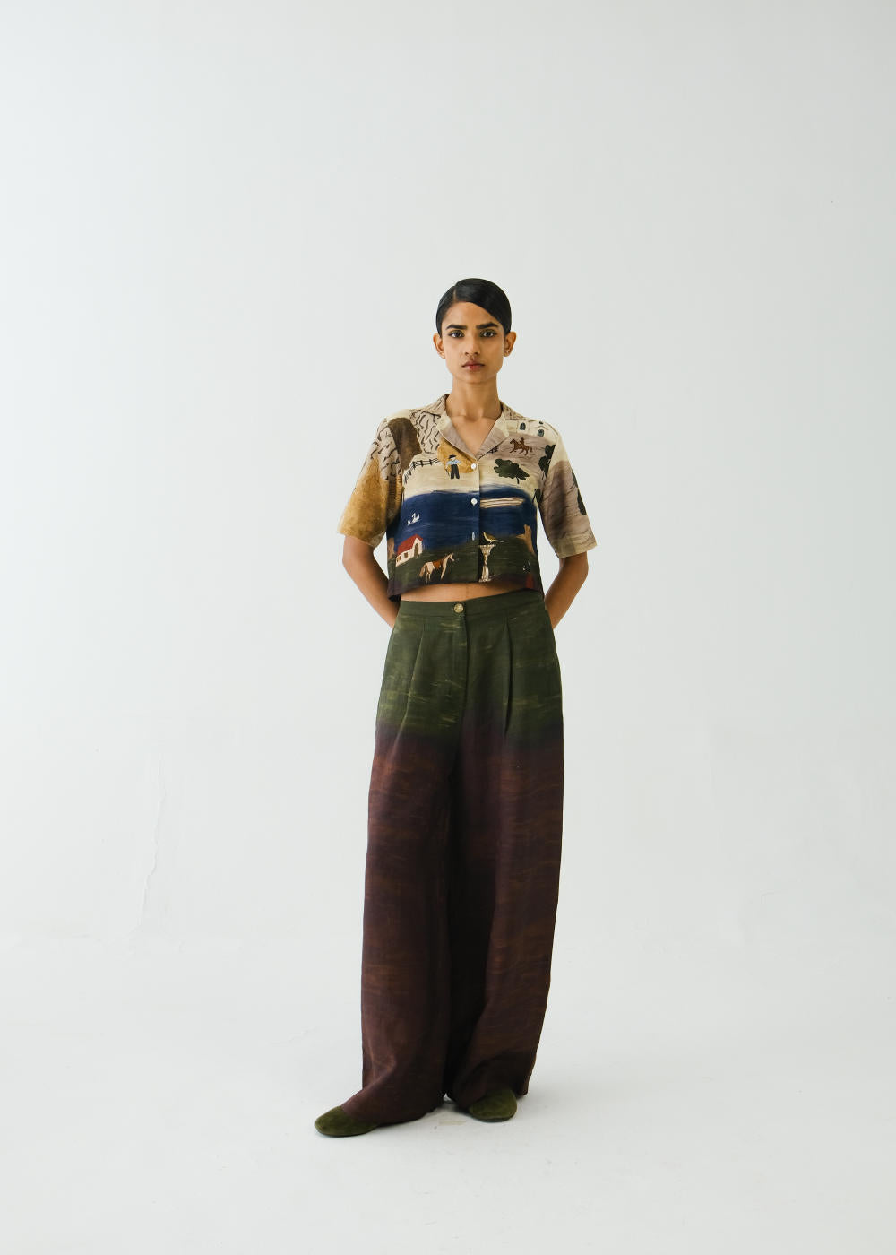 Crop Set-Village Print
