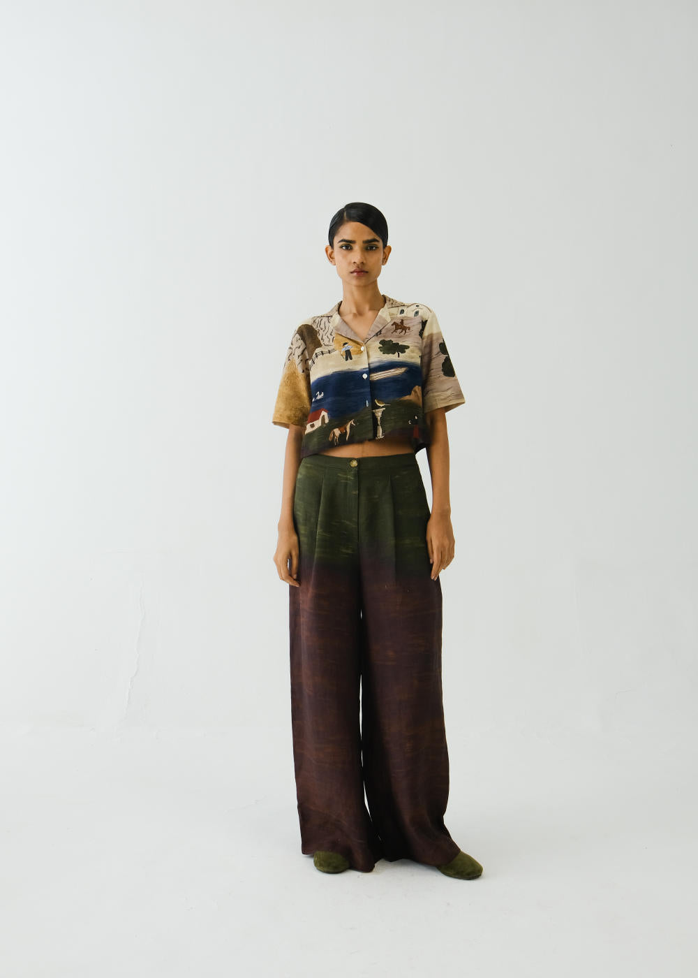 Crop Set-Village Print