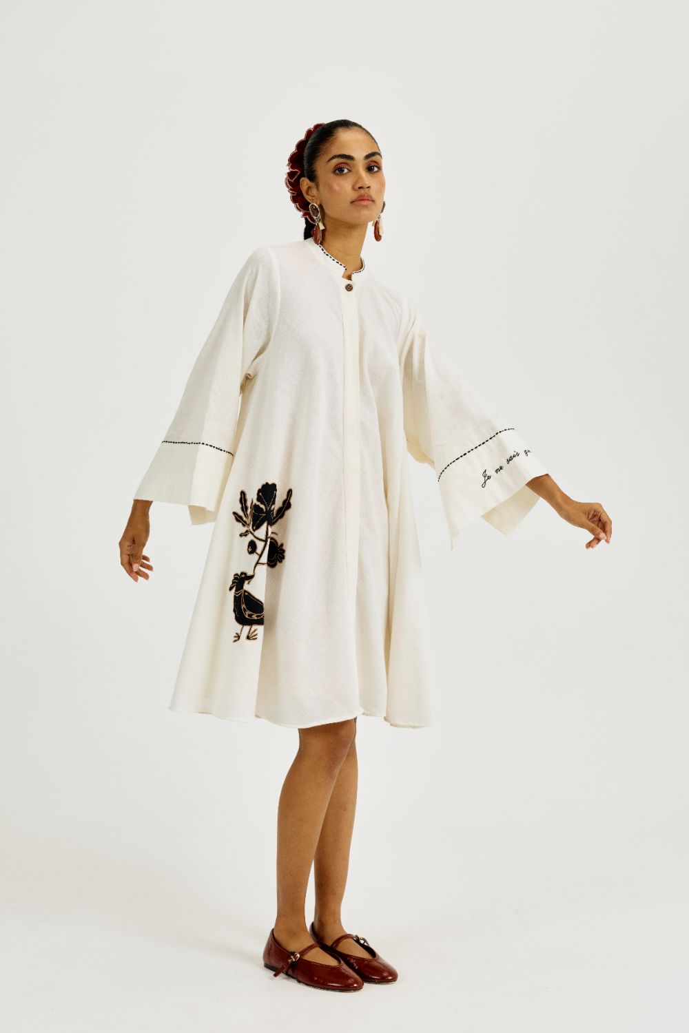 Karbi Handloom Short Dress