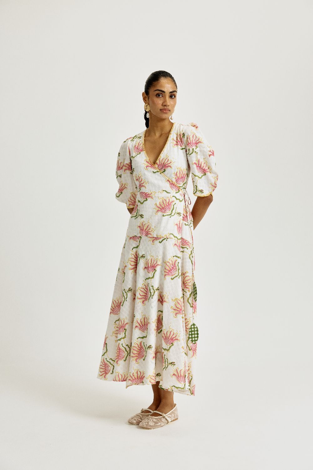 Moor Handwoven Wrap Dress
