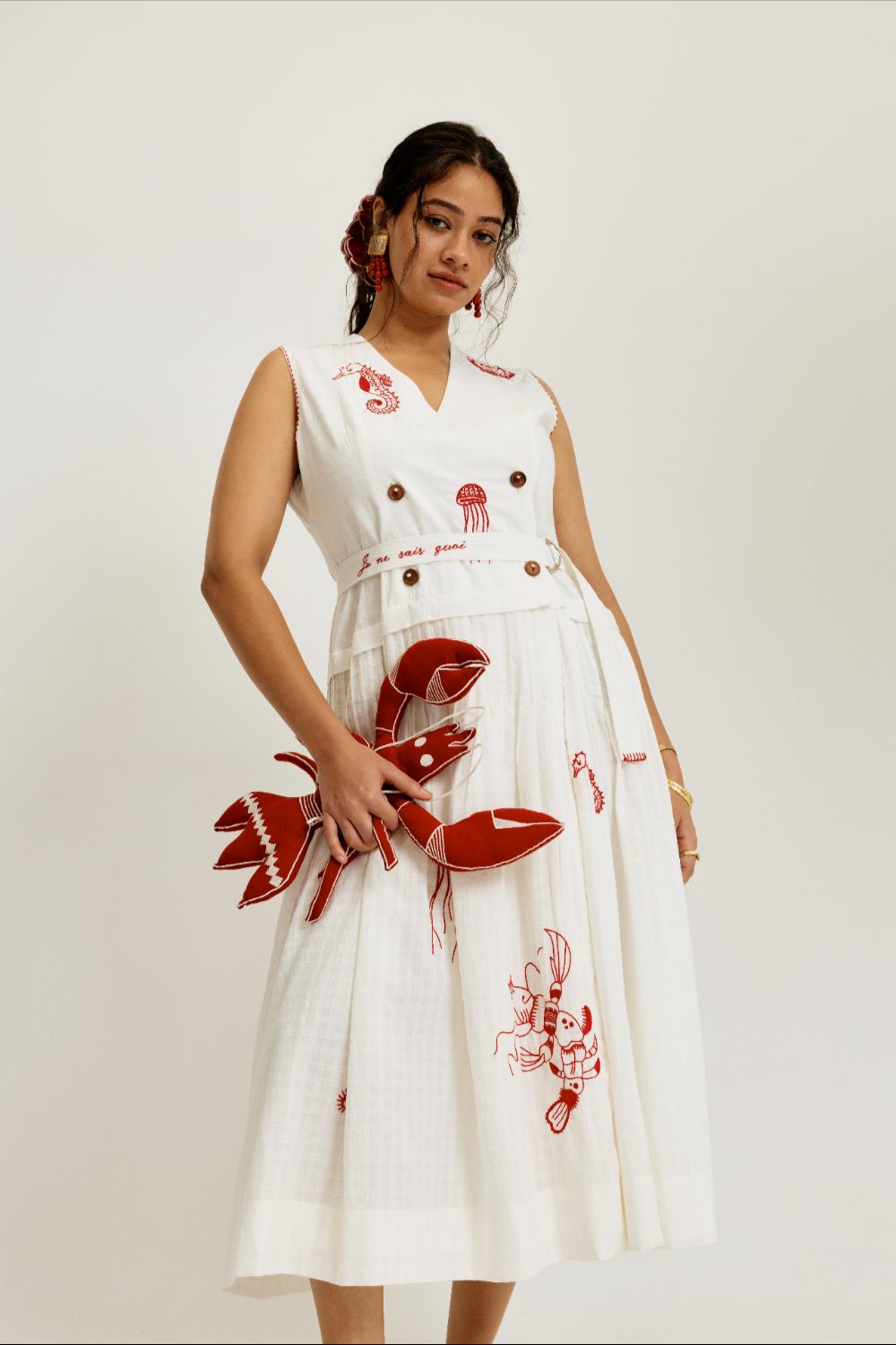 Zena Handwoven Blazer Dress