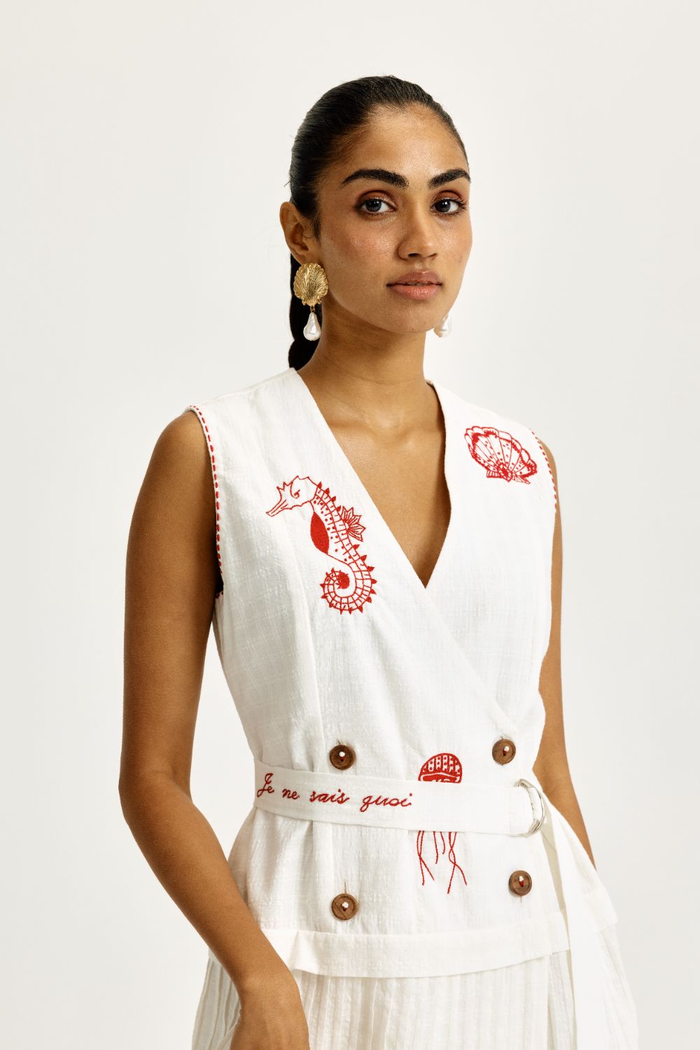 Zena Handwoven Blazer Dress