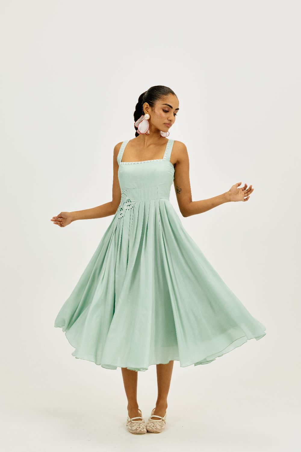 Cuna Pleated Dress