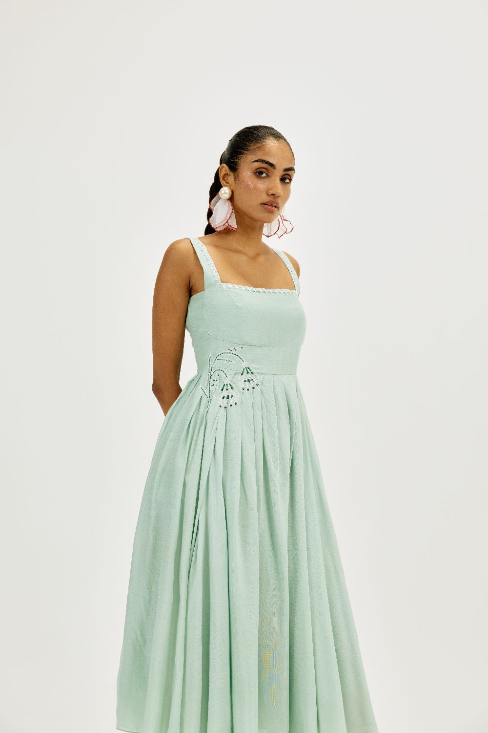 Cuna Pleated Dress