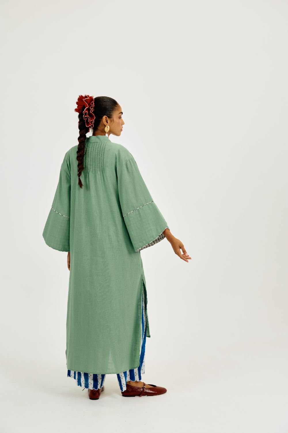 Emi Long Tunic- with bird charm