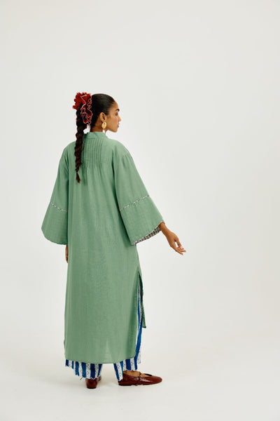 Emi Long Tunic- with bird charm