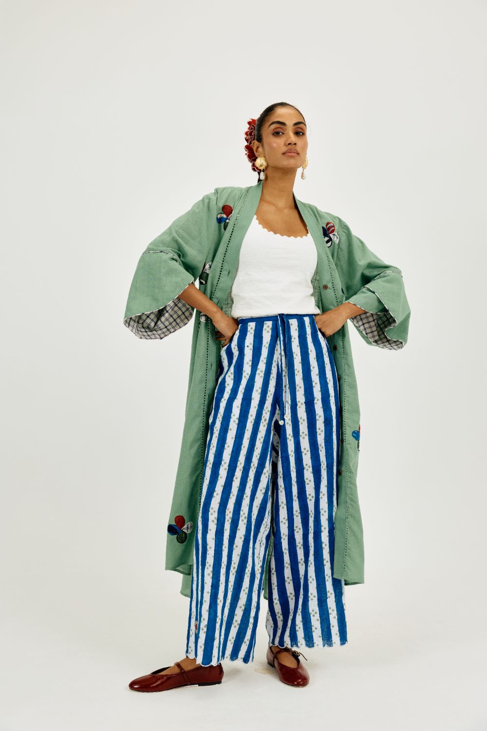 Ira Stripe Trousers