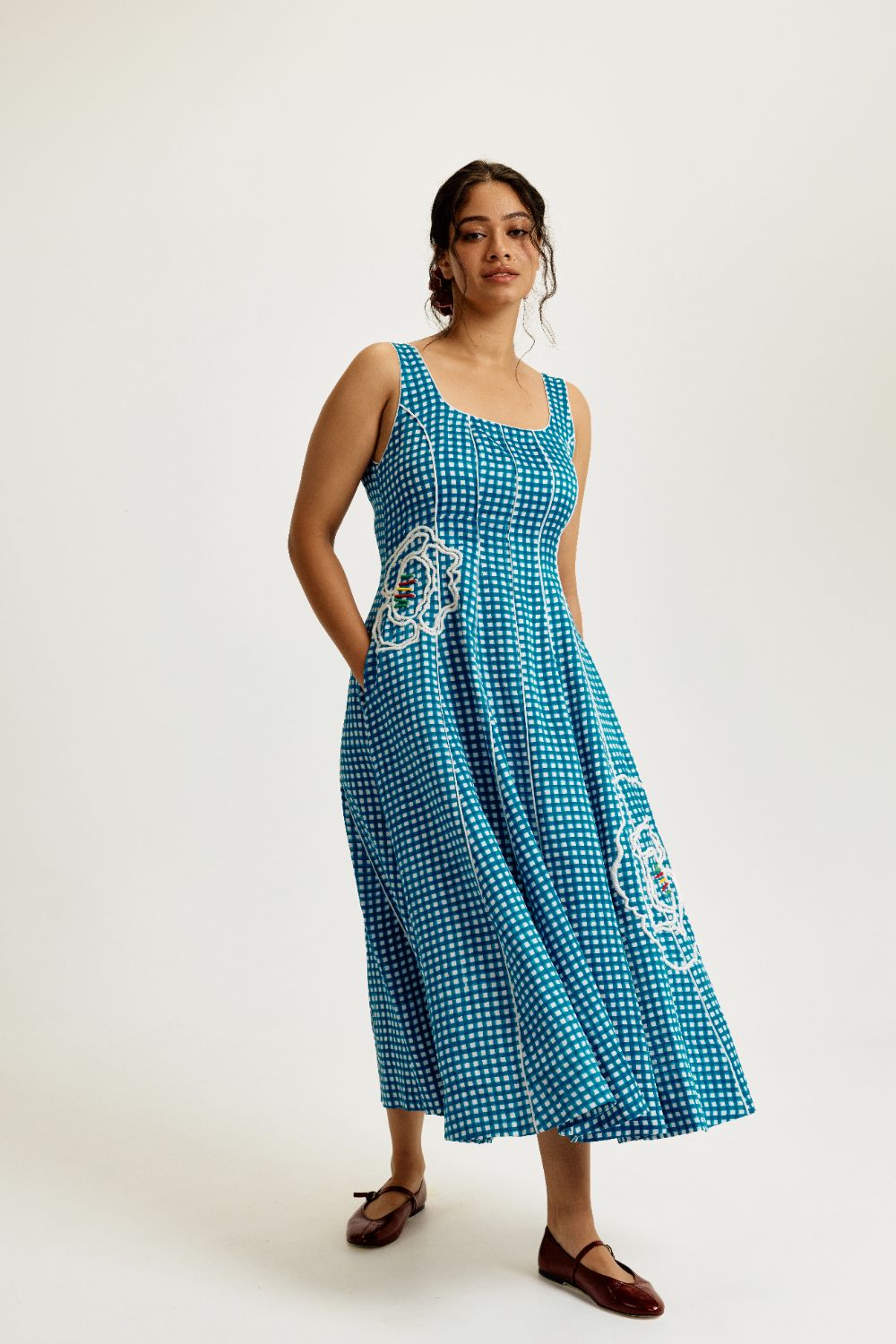 Soro Check Dress