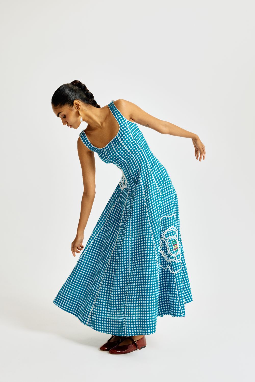 Soro Check Dress