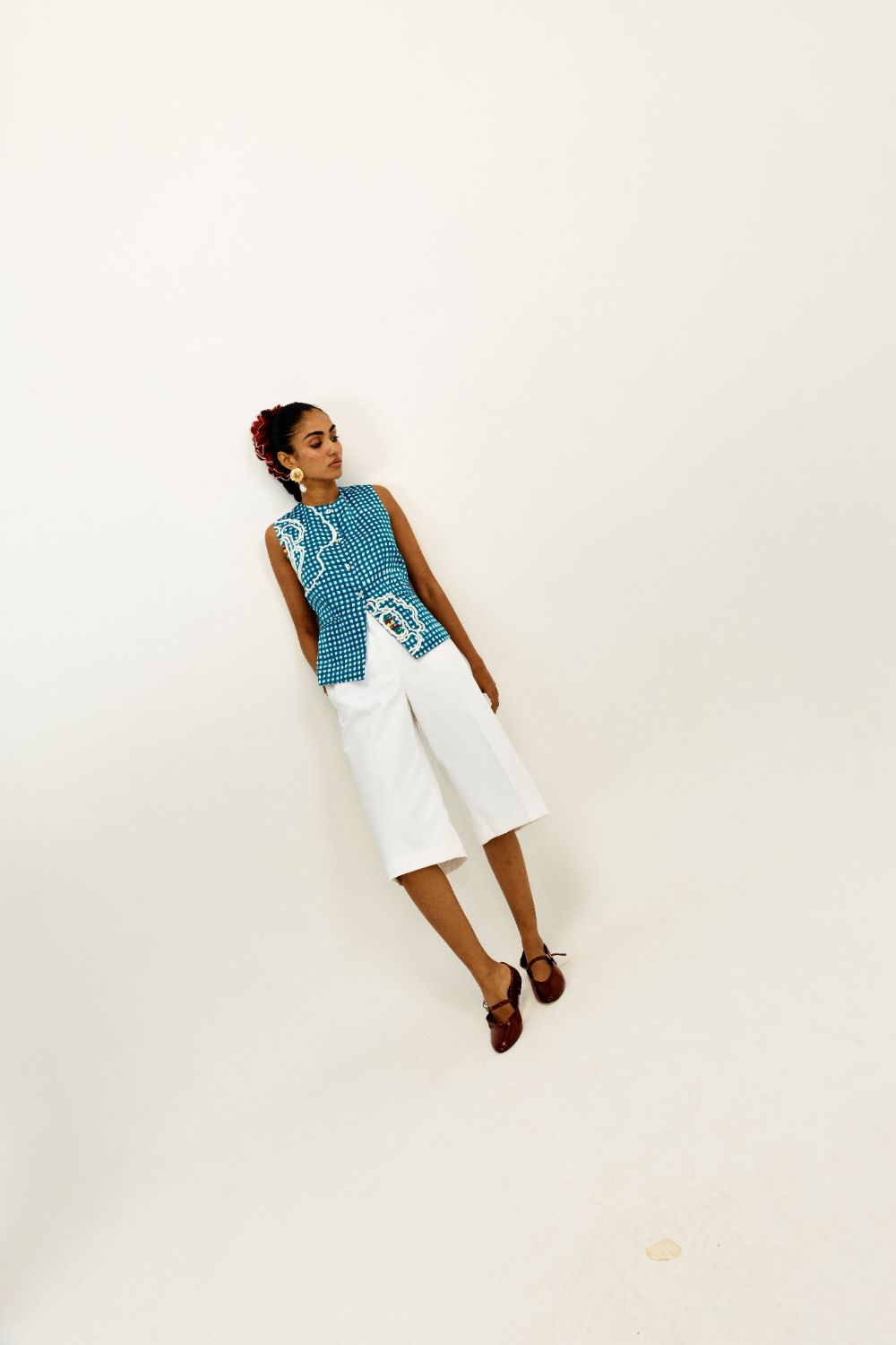 Soro Check Waistcoat