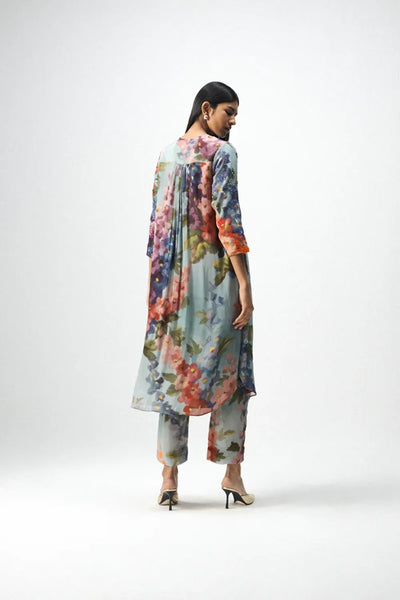 DARLINGTON LONG EMBROIDERED KURTA SET