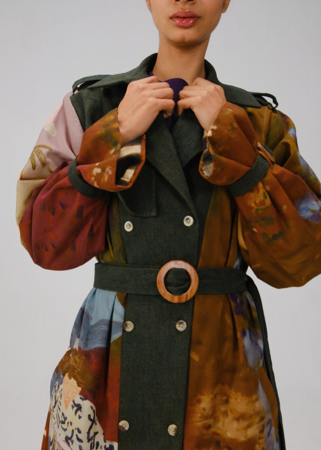 DENIM TRENCH SET-Lakeside