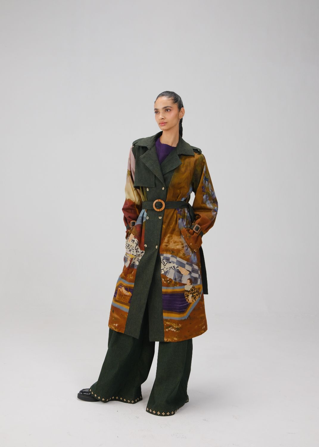 DENIM TRENCH-Lakeside