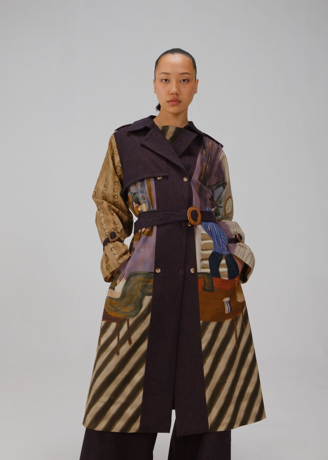 DENIM TRENCH-Living Room